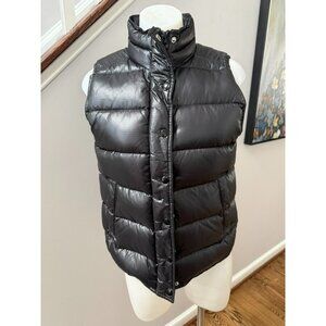 J.Crew Black Puffer Down Vest Small